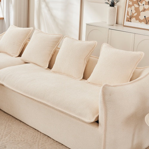 Deep Seat Sofa 3 Seater For Living Room Oversized
