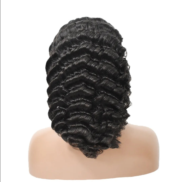 High Density 13x4 Sheer Lace Front Wavy Wig