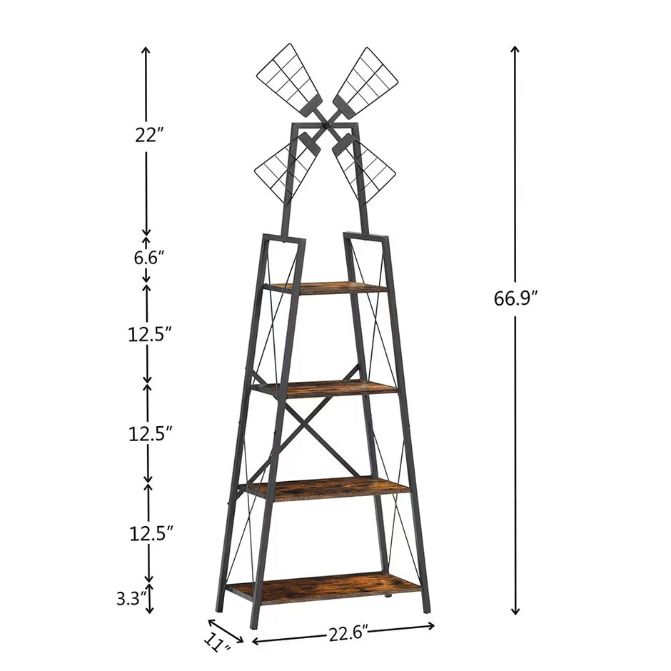 4-Tier Bookshelf