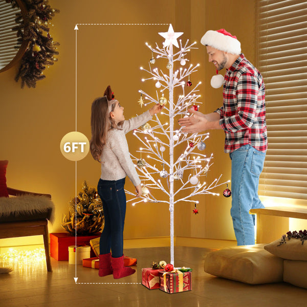 6ft Snowfield Fir Shaped Indoor Tree Light