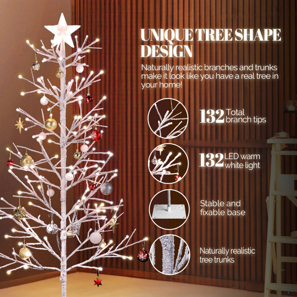 6ft Snowfield Fir Shaped Indoor Tree Light