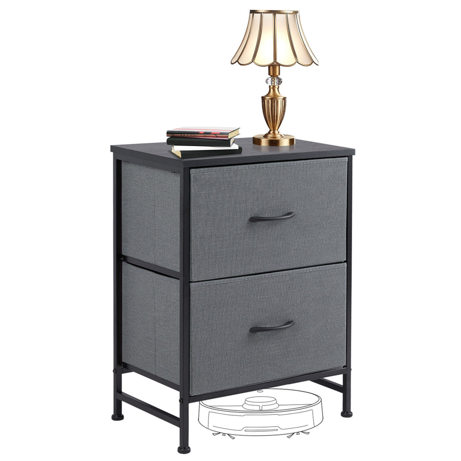 Chest Of Drawers, Metal Frame And Wood Top Dresser