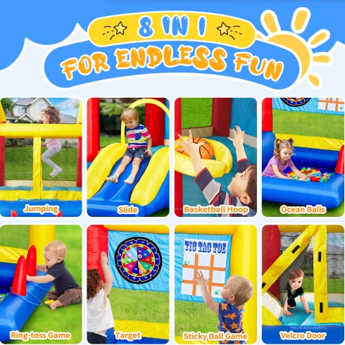 8 In 1 Inflatable Bounce House