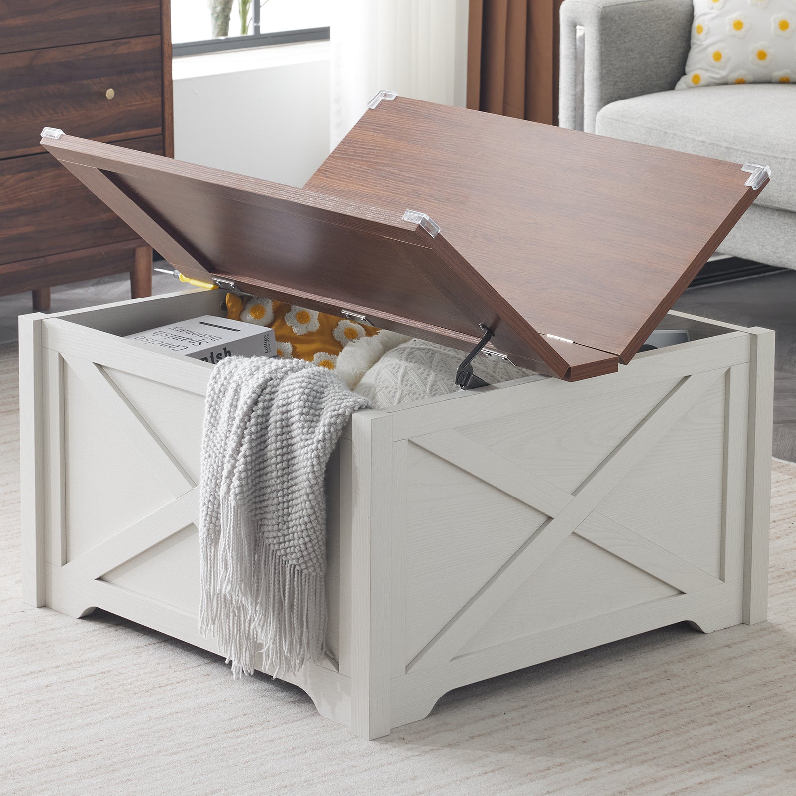 Large Hidden Storage Compartment