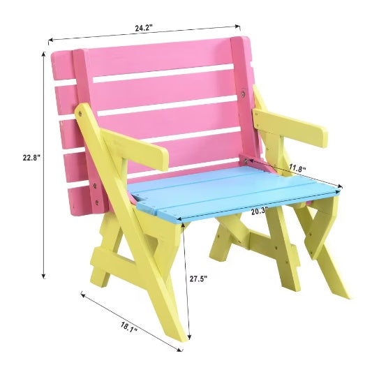 KID'S MULTI-FUNCTIONAL ARM CHAIR
