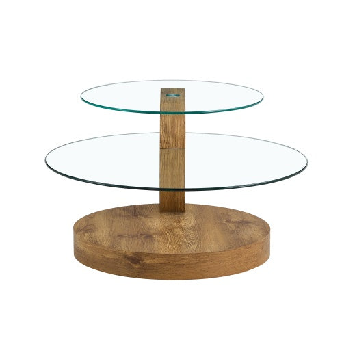 Modern And Practical Double-layer Round Table