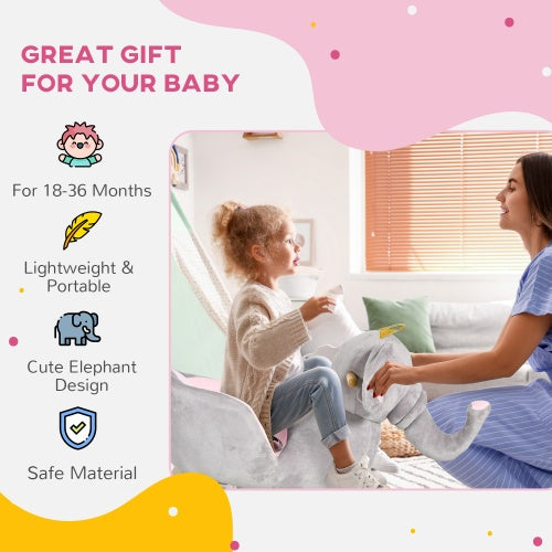 Qaba Baby Elephant Rocking Chair