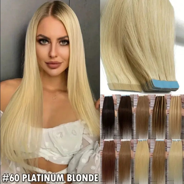 Tape-On Hair Extension Virgin Cuticle Russian