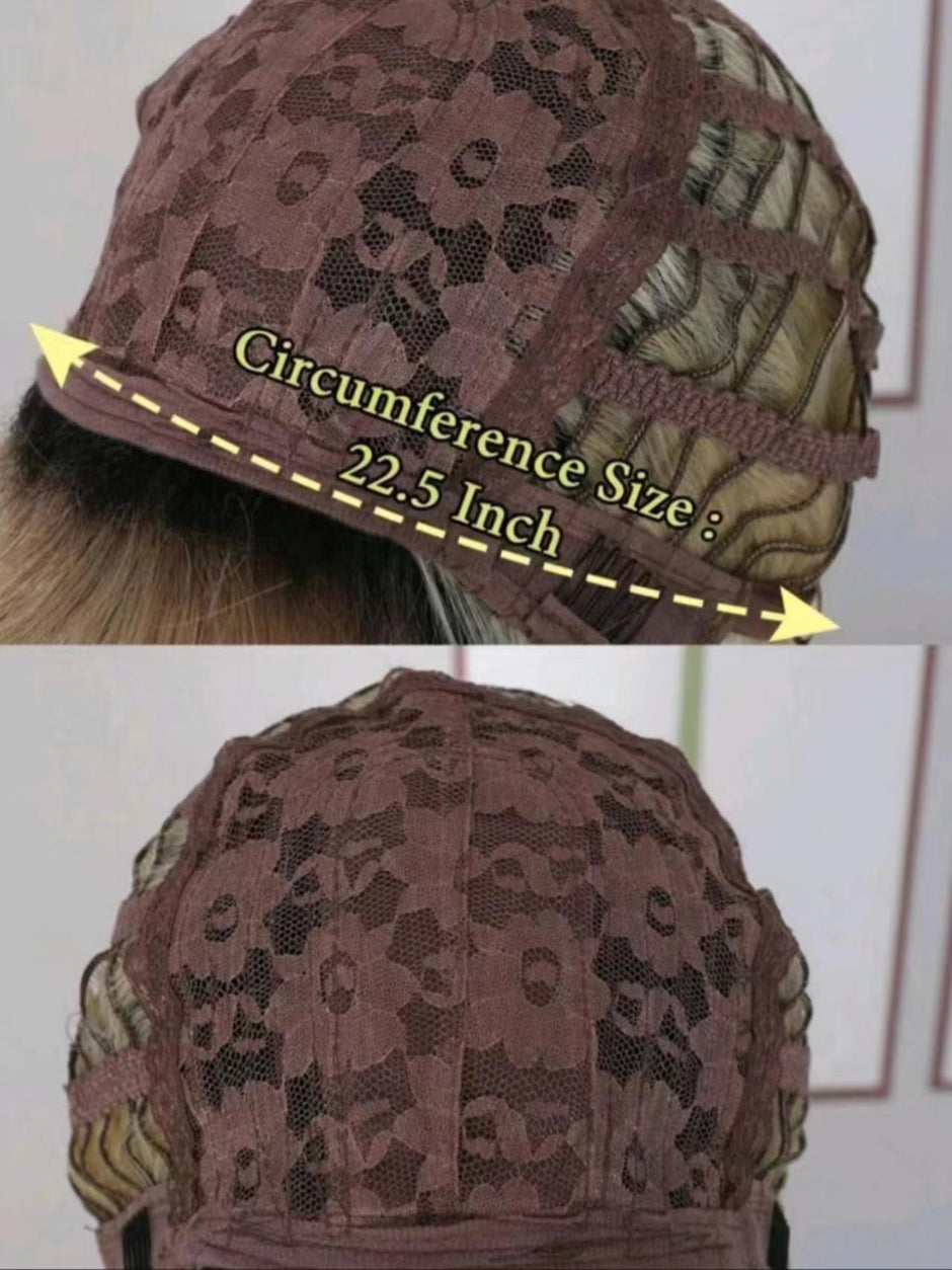 Synthetic Wavy Wig With Bangs