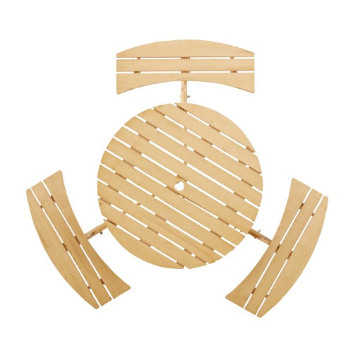 Outdoor 6 Person Picnic Table