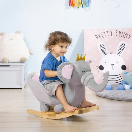 Qaba Baby Elephant Rocking Chair