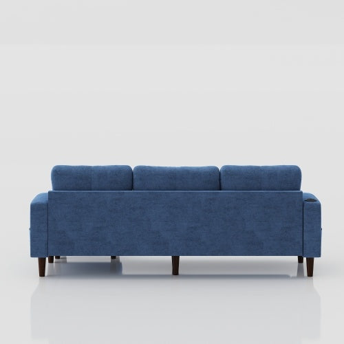 Convertible Combination Sofa Sofa L-Shaped Sofa With Storage Cabinet Footstool
