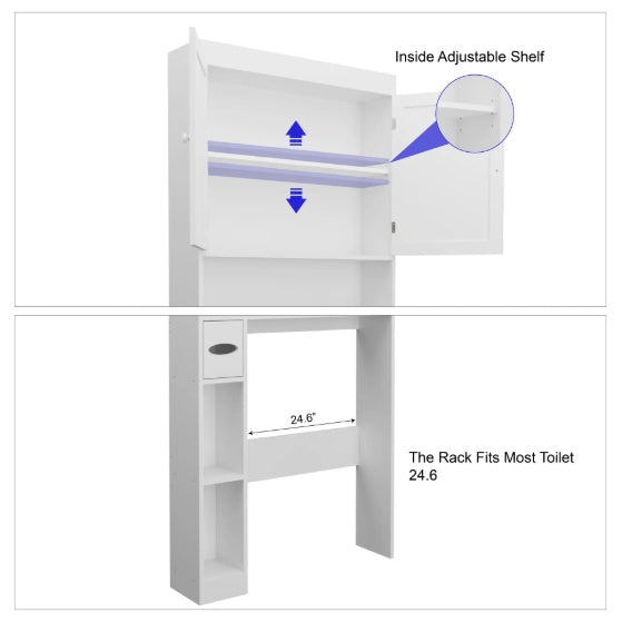 Over The Toilet Storage Cabinet