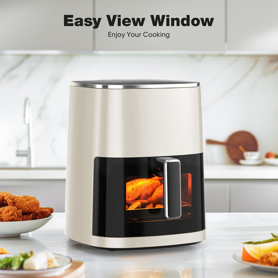 Air Fryer 6 Quart Capacity With Window Square
