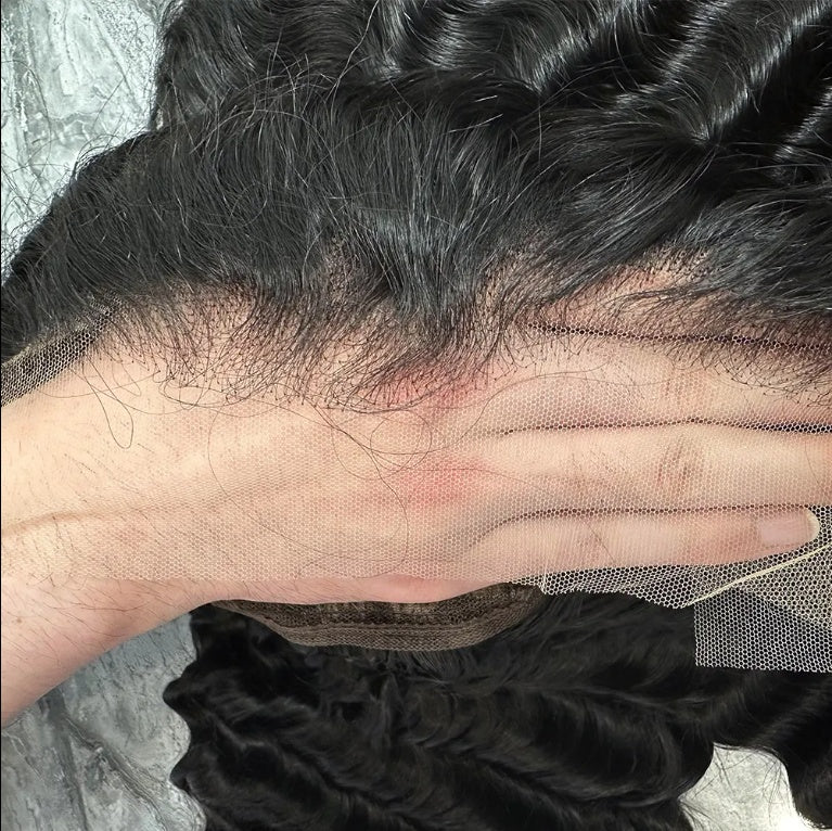 High Density 13x4 Sheer Lace Front Wavy Wig