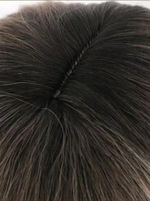 Synthetic Wavy Wig With Bangs