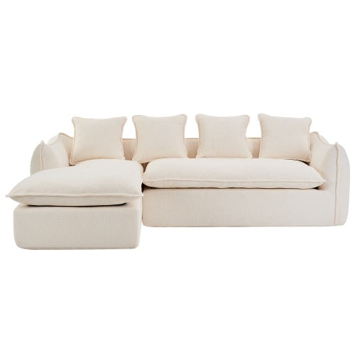 Deep Seat Sofa 3 Seater For Living Room Oversized