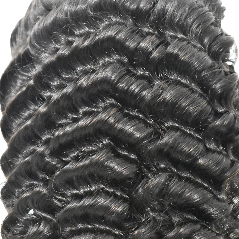 High Density 13x4 Sheer Lace Front Wavy Wig
