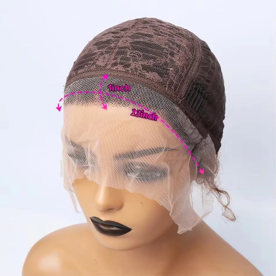 13x1 pixie Wigs Human Hair