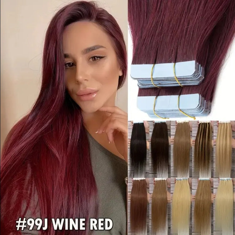Tape-On Hair Extension Virgin Cuticle Russian
