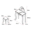 Princess Vanity Make Up Table