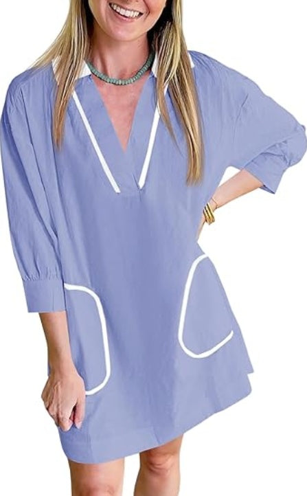 Saodimallsu Womens V Neck Swimsuit Coverup