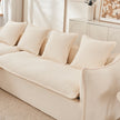 Deep Seat Sofa 3 Seater For Living Room Oversized