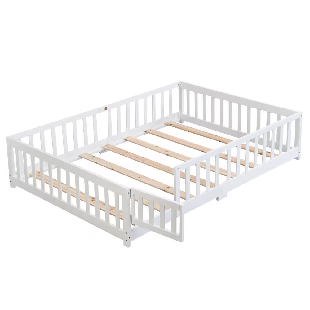 Twin Size Floor Bed With Door