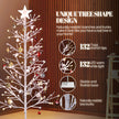 6ft Snowfield Fir Shaped Indoor Tree Light