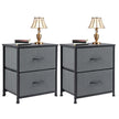 Chest Of Drawers, Metal Frame And Wood Top Dresser
