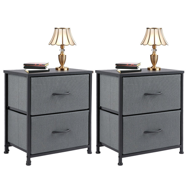 Chest Of Drawers, Metal Frame And Wood Top Dresser