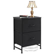 Chest Of Drawers, Metal Frame And Wood Top Dresser