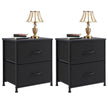 Chest Of Drawers, Metal Frame And Wood Top Dresser