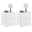 Chest Of Drawers, Metal Frame And Wood Top Dresser