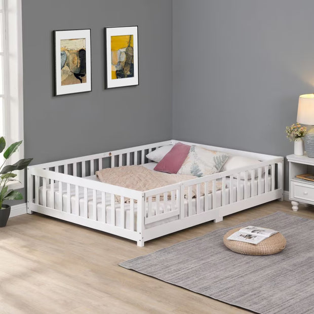 Twin Size Floor Bed With Door