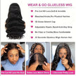 4x4 Sheer Lace Human Hair Brazilian Wig