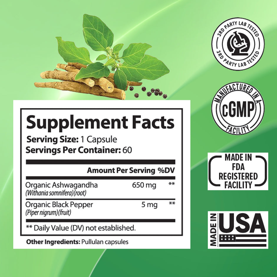 Ashwagandha Supplements Capsules