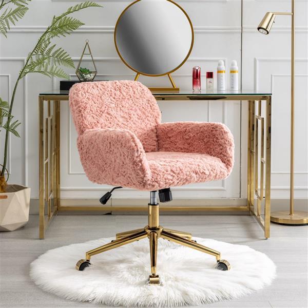 Pink Adjustable Desk Chair