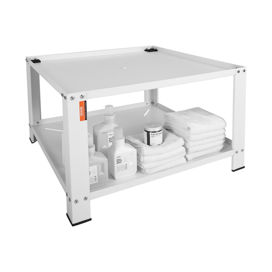 Laundry Pedestal With Storage Shelf