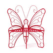 Modern Butterfly Cast Metal Garden Bench