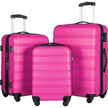 3 Piece Set Of Suitcases, Hard Shell Trolley Case