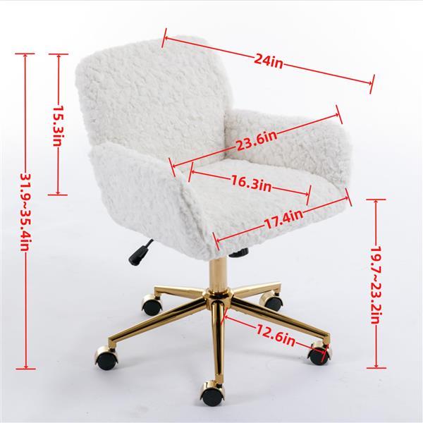 Pink Adjustable Desk Chair