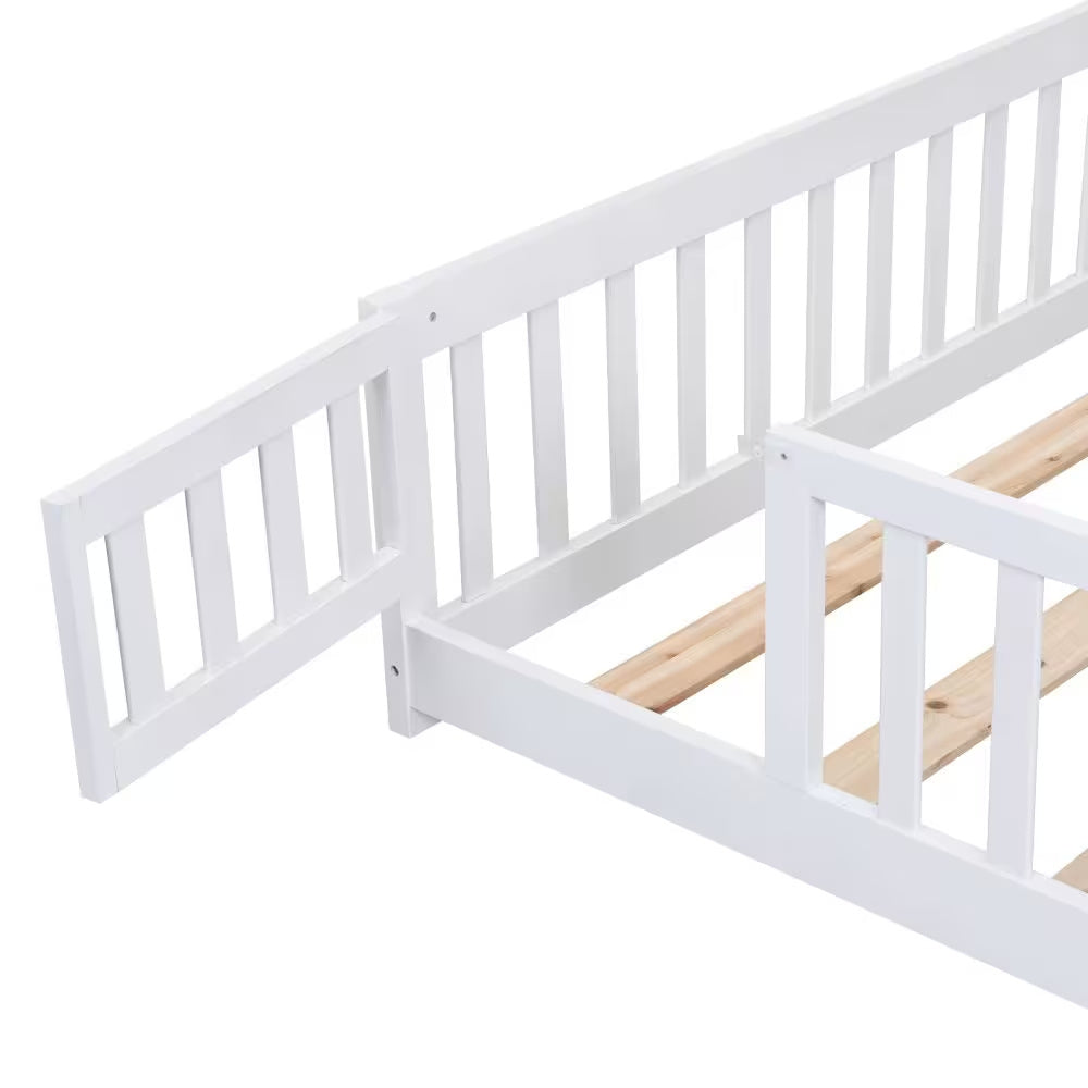 Twin Size Floor Bed With Door