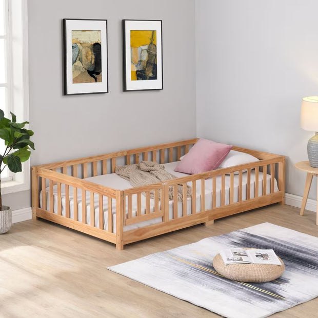 Twin Size Floor Bed With Door