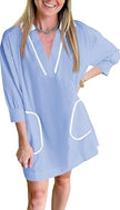Saodimallsu Womens V Neck Swimsuit Coverup