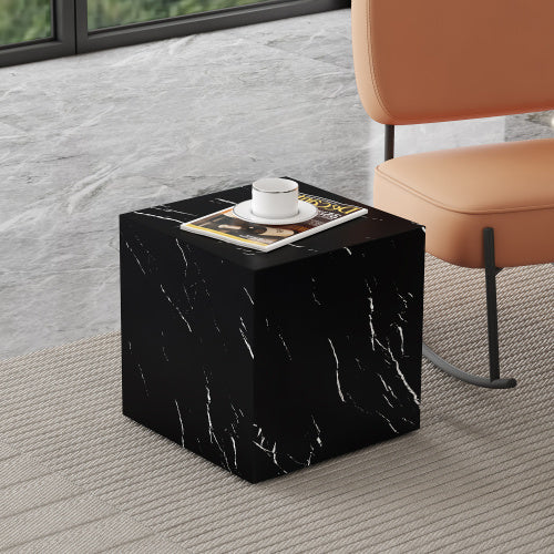 Black Marble Texture MDF Coffee Table
