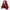 Elegant 24 Inch Red Wavy Synthetic Wig