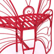 Modern Butterfly Cast Metal Garden Bench