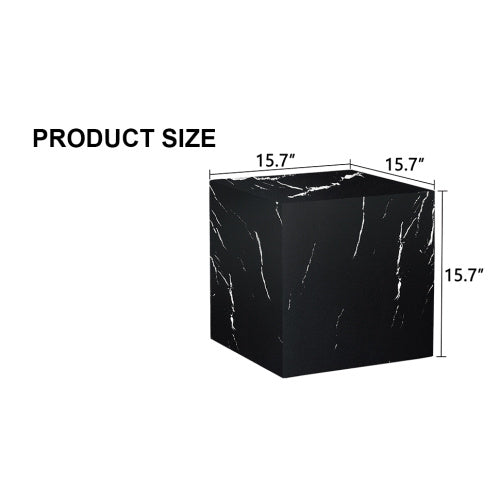 Black Marble Texture MDF Coffee Table