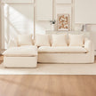 Deep Seat Sofa 3 Seater For Living Room Oversized
